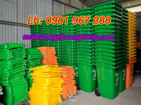 Giá thùng rác nhựa 240 lít bao nhiêu