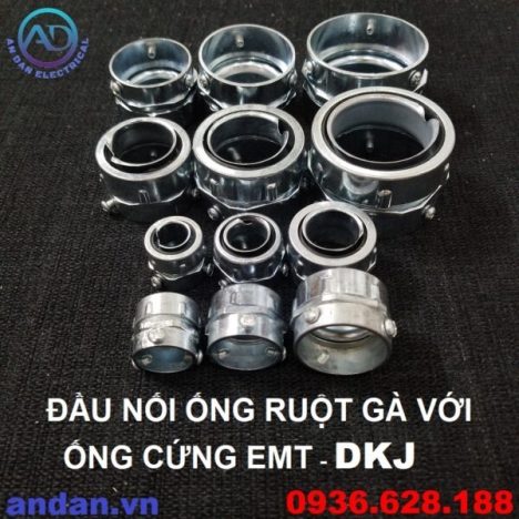 Đầu nối ống ruột gà với ống cứng EMT – DKJ