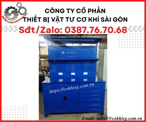 Bàn thao tác nhà xưởng - Có 5 ngăn kéo