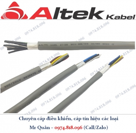 Cáp tín hiệu lõi nhiều màu – Altek Kabel