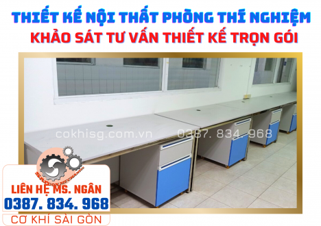 Bàn Thí Nghiệm Áp Tường