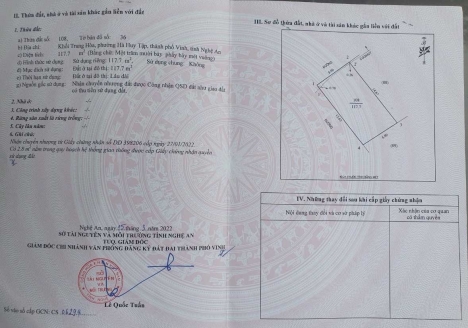 Bán lô góc ngõ 118 đường Tuệ Tĩnh khối Trung Hòa phường Hà Huy Tập