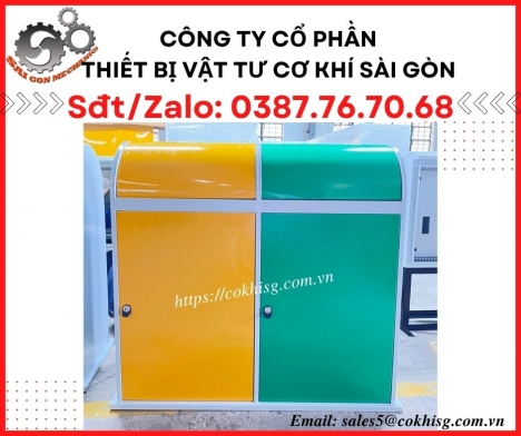 Thùng rác phân loại 2 ngăn
