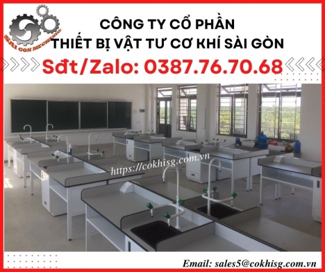 Bàn thí nghiệm có chậu rửa