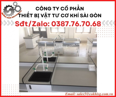 Bàn thí nghiệm có chậu rửa