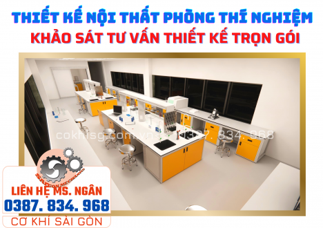 Thiết kế thi công phòng lab
