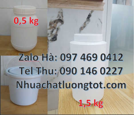 Hũ hóa chất 50 gram, hũ 50gr nắp vặn, hũ nhựa 100gr, hũ đựng sốt thịt nướng 200g, hũ 200 gram, hũ 25