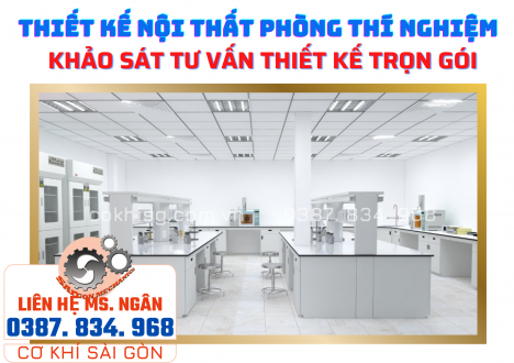 Tư vấn, thiết kế phòng thí nghiệm TRỌN GÓI