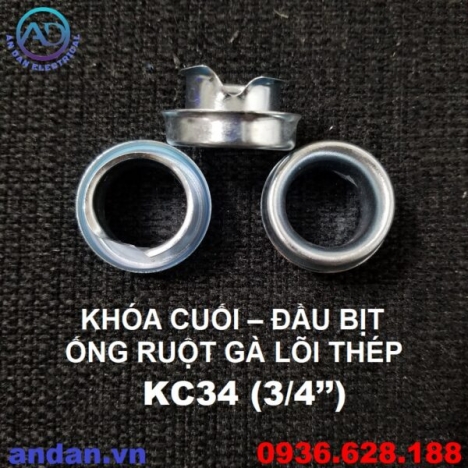 Khóa cuối – Đầu bịt ống ruột gà lõi thép (KC)