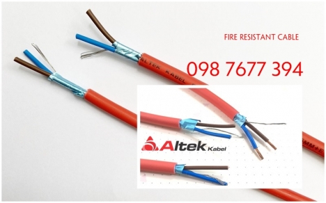 cáp chống cháy chống nhiễu 2x1.5 altek kabel