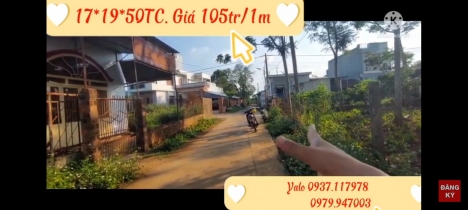 Nhà bán  thổ cư  Ngay Trung tâm Thị trấn Chư sê, Gia Lai. Giá 105tr/m ngang.