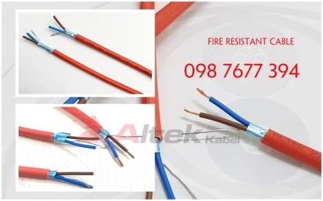 cáp chống cháy chống nhiễu 2x1.5 altek kabel