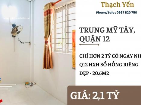 NHÀ ĐẸP GIÁ RẺ QUẬN 12 HỐT LIỀN TAY