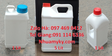Can nhựa nhỏ, Nơi bán can hdpe, Can nhựa 0.5l đựng mật mía, can 5l tròn, can 10l vuông, can 1 lít đự