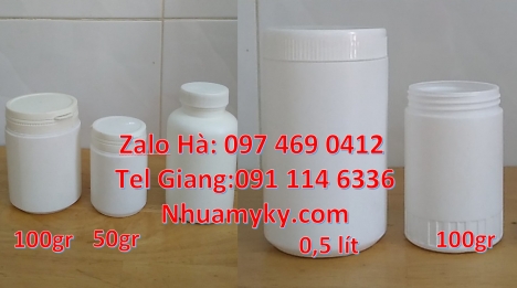 Hũ nhựa 50g, hũ 50g, hũ thủy tinh 100gr, hũ nhựa 100 gr chai lọ hũ nhựa 100 gr, hũ nhựa đựng mỹ phẩ