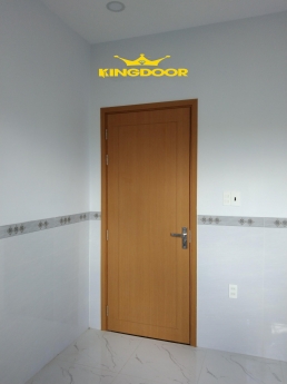 Cửa gỗ biệt thự MDF Melamine An Cường sang trọng