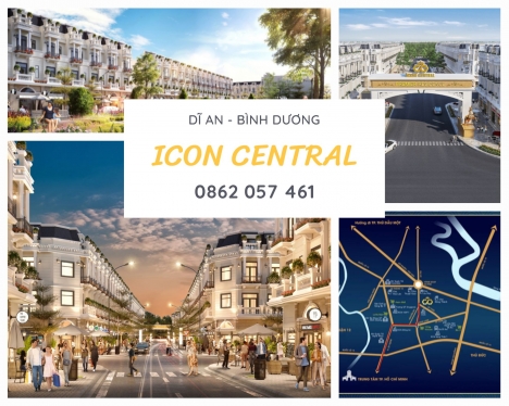 Độc quyền đất nền Icon Central - thủ phủ đô thị mới tại Bình Dương