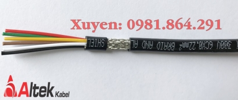 Chuyên cáp tín hiệu chống nhiễu, cáp âm thanh, cáp tín hiệu 2x0.22, 4x0.22, 6x0.22,8x0.22