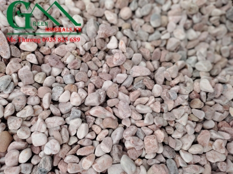 Sỏi Hồng Trang Trí Sân Vườn Resort