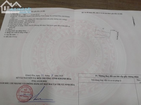 Cần bán lô gốc 228M2FULL THỔ 2MT ĐƯỜNG BÊ TÔNG TDP THANH CHÂU PHƯỜNG NINH GIANG