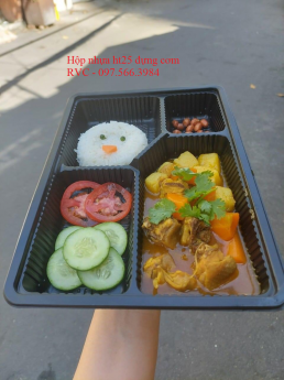 Hộp Nhựa Đựng Cơm Gía Rẻ 4 Ngăn Mang Về