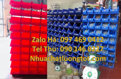 Kệ nhựa cỡ đại, khay đựng ốc vít, khay linh kiện xanh khay đựng linh kiện, khay nhựa A5 A6 A8, khay