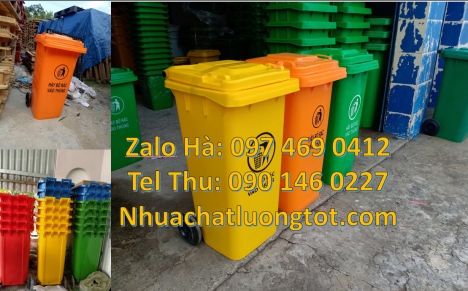 Thùng rác 120l nắp hở, thùng rác 120l Composite, Thùng rác 240l nắp hở, thùng rác 240l compo