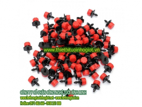 Đầu tưới nhỏ giọt 8 tia,tưới nhỏ giọt 8 tia,đầu nhỏ giọt điều chỉnh,tưới nhỏ giọt,tưới ban công