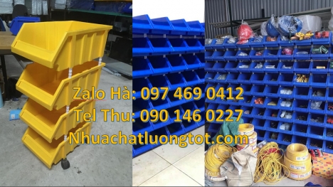 Kệ nhựa cỡ đại, khay đựng ốc vít, khay linh kiện xanh khay đựng linh kiện, khay nhựa A5 A6 A8, khay