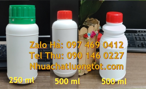 chai nhựa 250 ml, chai giá rẻ 250 ml Chai 30 ml vặn, chai 30 ml nắp garenty, chai đựng axit, Chai 2