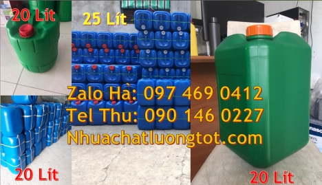 can 18l đựng mật mía, can nhựa giá rẻ, can dẹp 30 lít đựng thuốc thú y giá rẻ, can 25l đựng tinh d