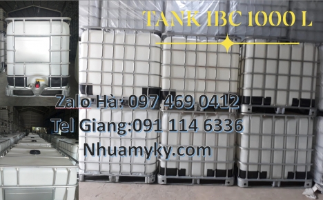 Tank 1000 lít, Thùng nhựa 1000l, Tank, ibc 1000 lít, bồn ibc 1 khối, bồn ibc, Bồn 1000L, Thùng 1000l