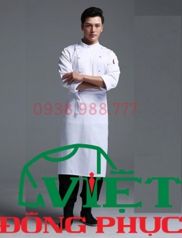 Mẫu áo đầu bếp nam đẹp 2022 - Thiết kế độc quyền tại Hà Nội