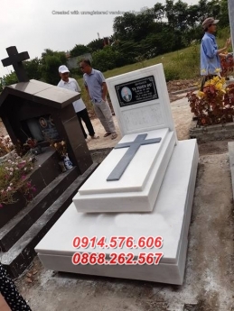 398#+ Mẫu mộ đá xanh đẹp