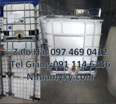 Tank 1000 lít, Thùng nhựa 1000l, Tank, ibc 1000 lít, bồn ibc 1 khối, bồn ibc, Bồn 1000L, Thùng 1000l