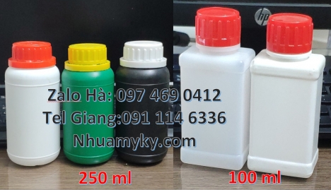chai giá rẻ 50 ml, chai nhựa tròn, Chai nhựa đựng thuốc thú y, chai nhựa đựng thuốc thủy sản, chai n