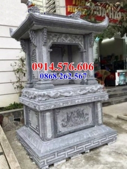 398#+ Mẫu mộ đá xanh đẹp