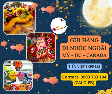Gửi hàng Tết Trung Thu đi nước ngoài