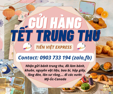 Gửi hàng Tết Trung Thu đi nước ngoài