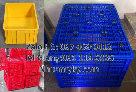 thùng nhựa đựng thủy sản, Sóng nhựa 26 bánh xe, giỏ nhựa đựng trái cây, thùng nhựa ngâm rau củ, sóng