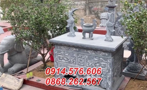 399#+ Mẫu ban bàn thờ đá đẹp