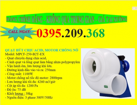 quạt hút chịu giá rẻ.