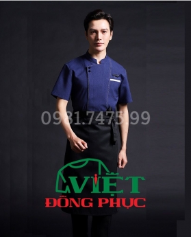 Mẫu áo đầu bếp nam đẹp 2022 - Thiết kế độc quyền tại Hà Nội