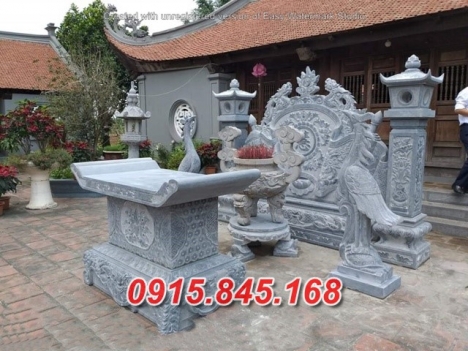 399#+ Mẫu ban bàn thờ đá đẹp