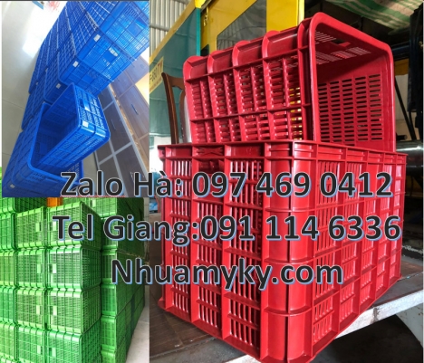 thùng nhựa đựng thủy sản, Sóng nhựa 26 bánh xe, giỏ nhựa đựng trái cây, thùng nhựa ngâm rau củ, sóng