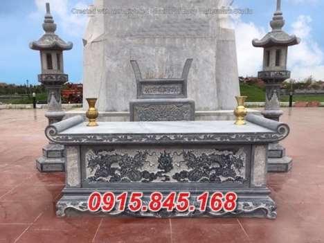 399#+ Mẫu ban bàn thờ đá đẹp