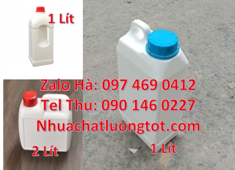 Can nhựa, thùng nhựa, Can 1l quay, can 2l vòi nhấn, can 5l quay xéo đựng thuốc bảo vệ thực vật Can đ