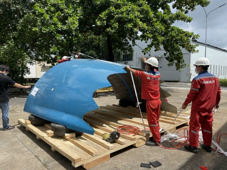 Đóng thùng gỗ để vận chuyển hàng hóa ở Hà Nam