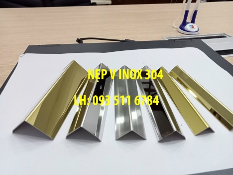 Nẹp V Inox trang trí nẹp V nhôm ốp góc giá rẻ