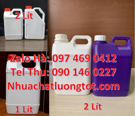 Can nhựa, thùng nhựa, Can 1l quay, can 2l vòi nhấn, can 5l quay xéo đựng thuốc bảo vệ thực vật Can đ